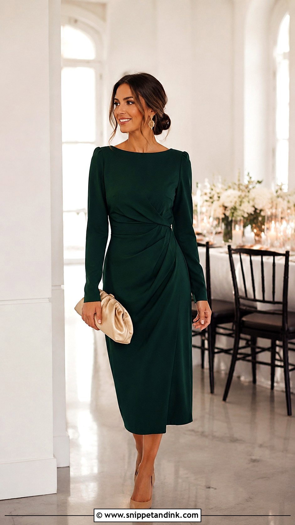 Long Sleeve Designer Dress For Wedding - Snippet and Ink - 25 New Designer Dresses for Wedding