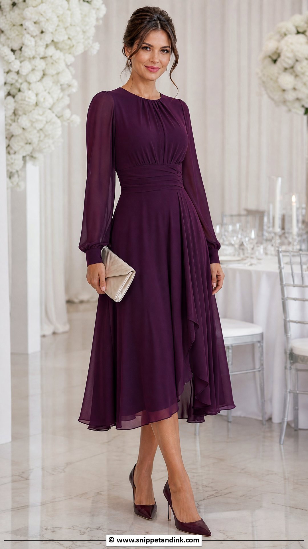 Long Sleeve Dress For Wedding - Snippet and Ink - 35 Dress for Wedding Ideas