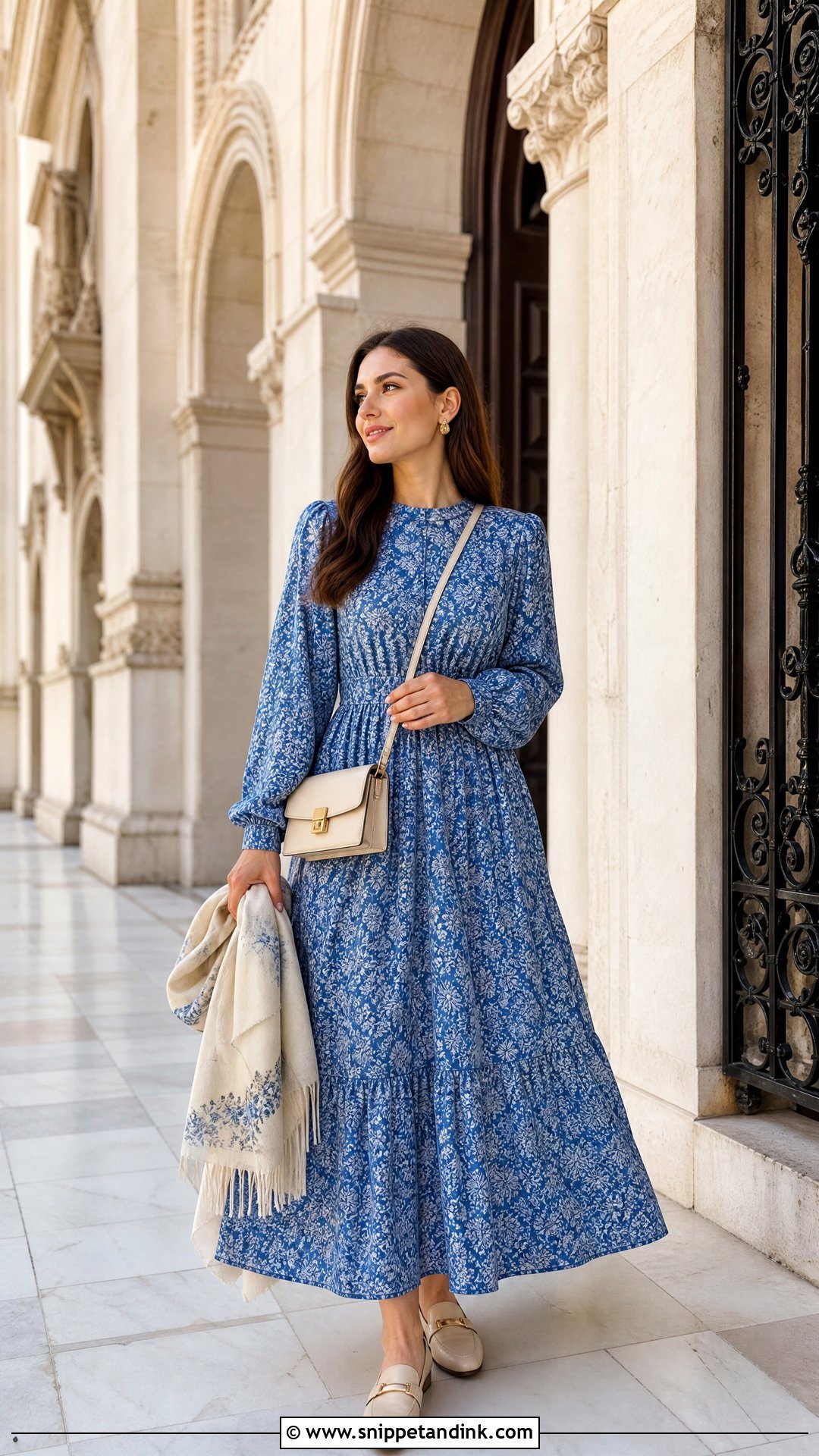Long Sleeve Dress Honeymoon Modest Outfit - Snippet and Ink - 25 Honeymoon Outfit Ideas