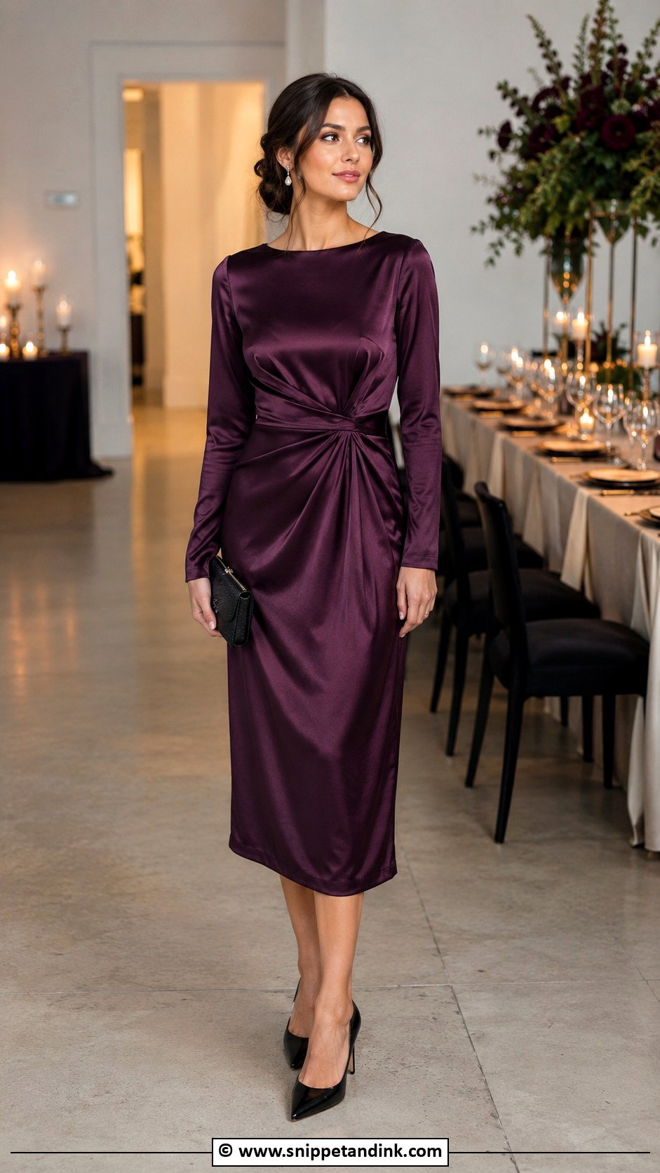 Long Sleeve Dress Wedding Party - Snippet and Ink - 30 Dress for Wedding Party Ideas