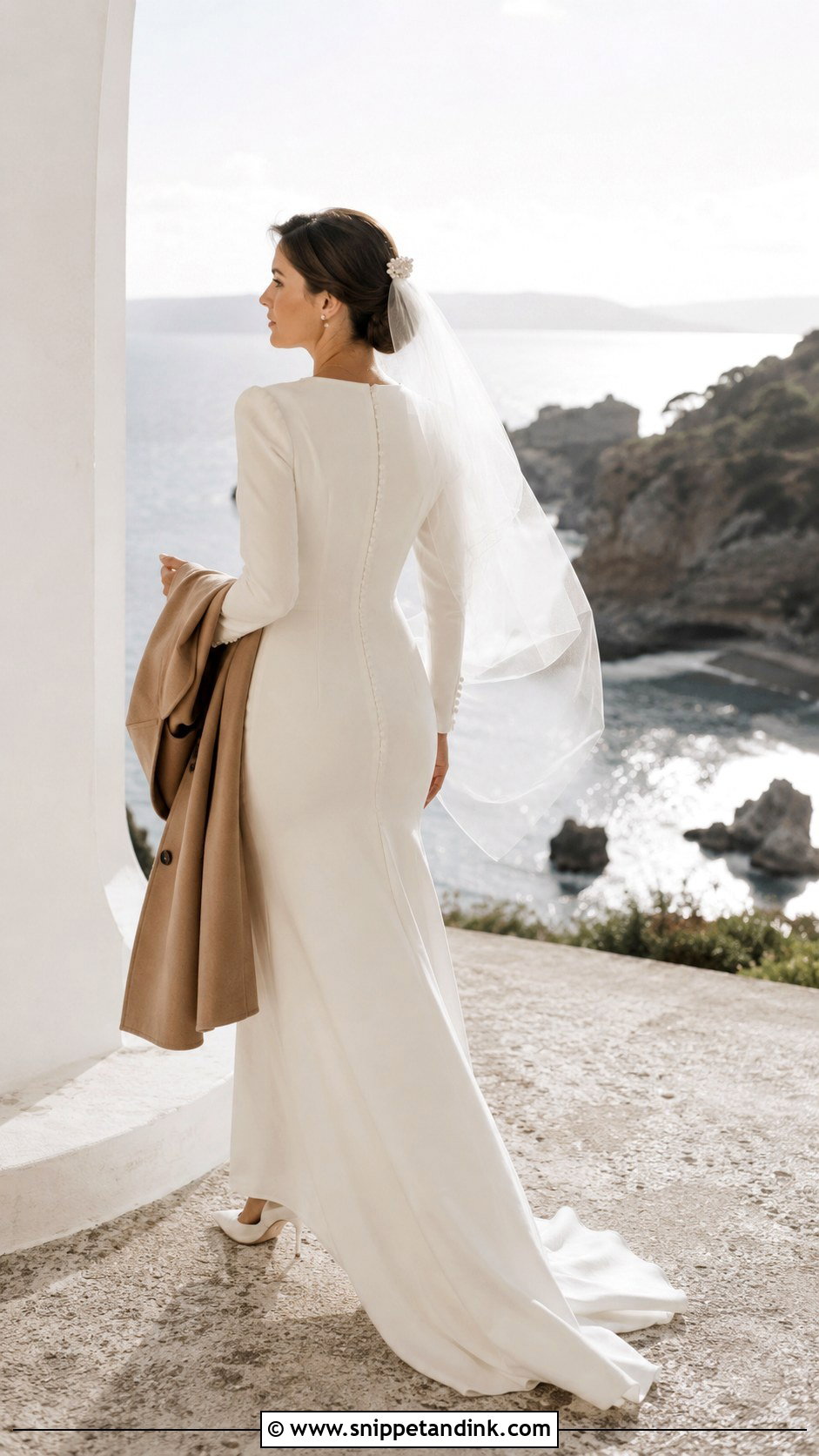 Long Sleeve Elopement Wedding Dress - Snippet and Ink - 20 Elopment Wedding Dress Ideas