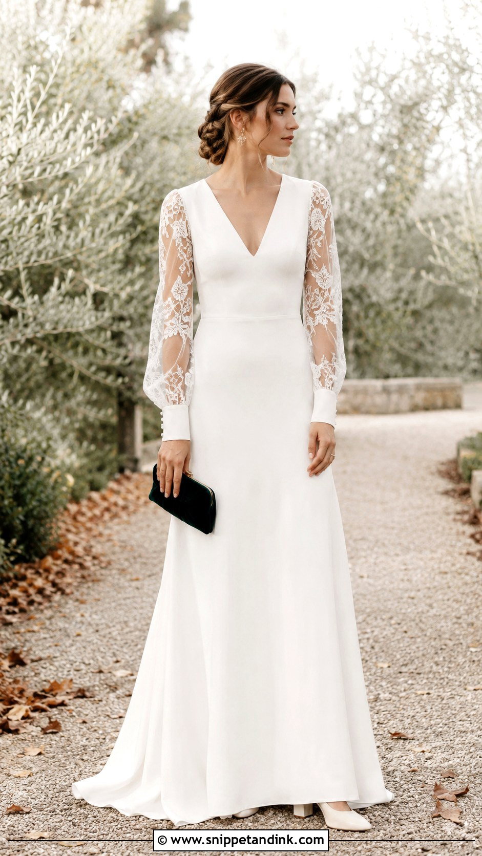 Long Sleeve Festival Wedding Dress - Snippet and Ink - 20 Festival Wedding Dress Ideas