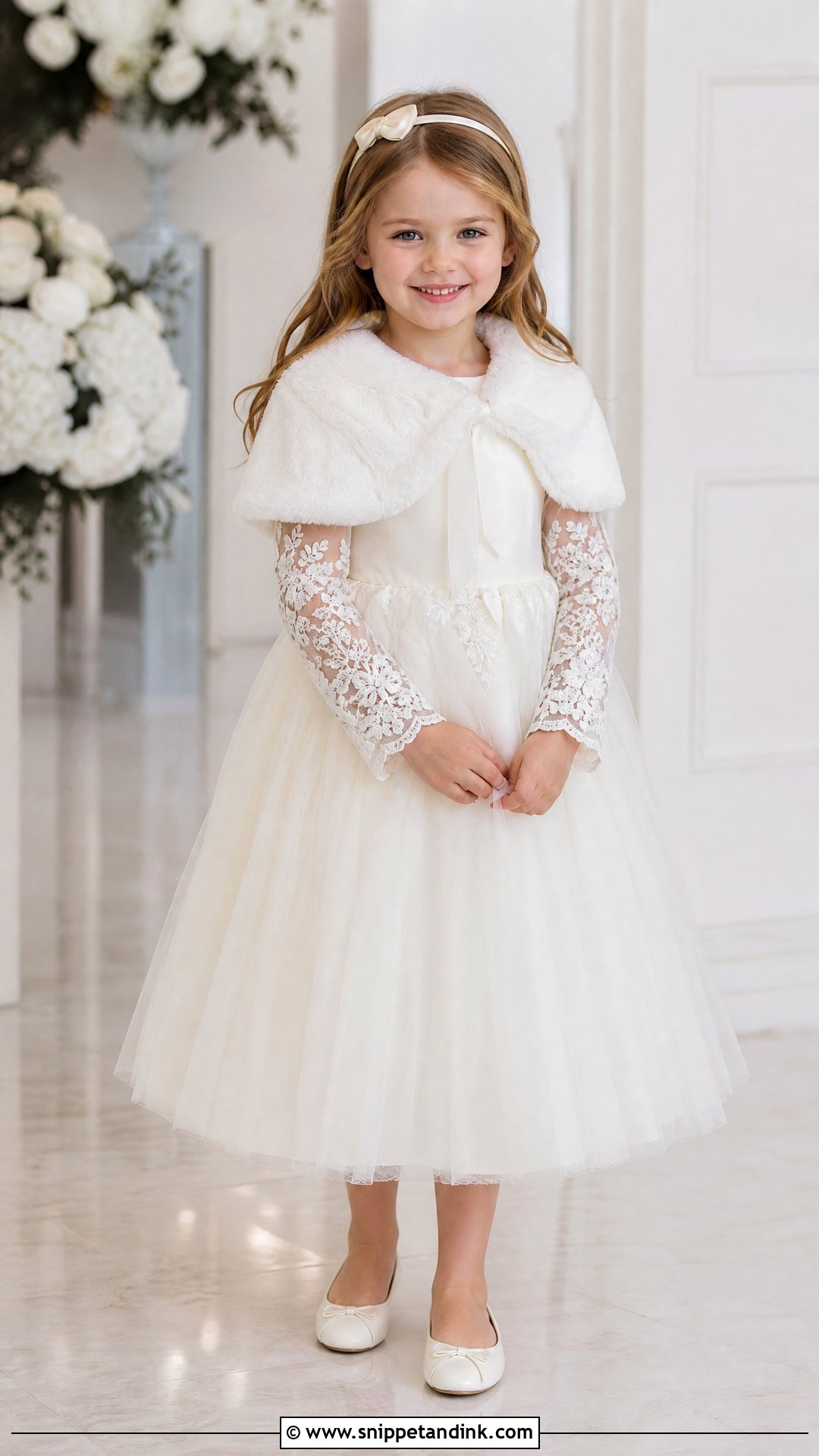 Long Sleeve Flower Girl Dress - Snippet and Ink - 25 Girl Wedding Dress Ideas