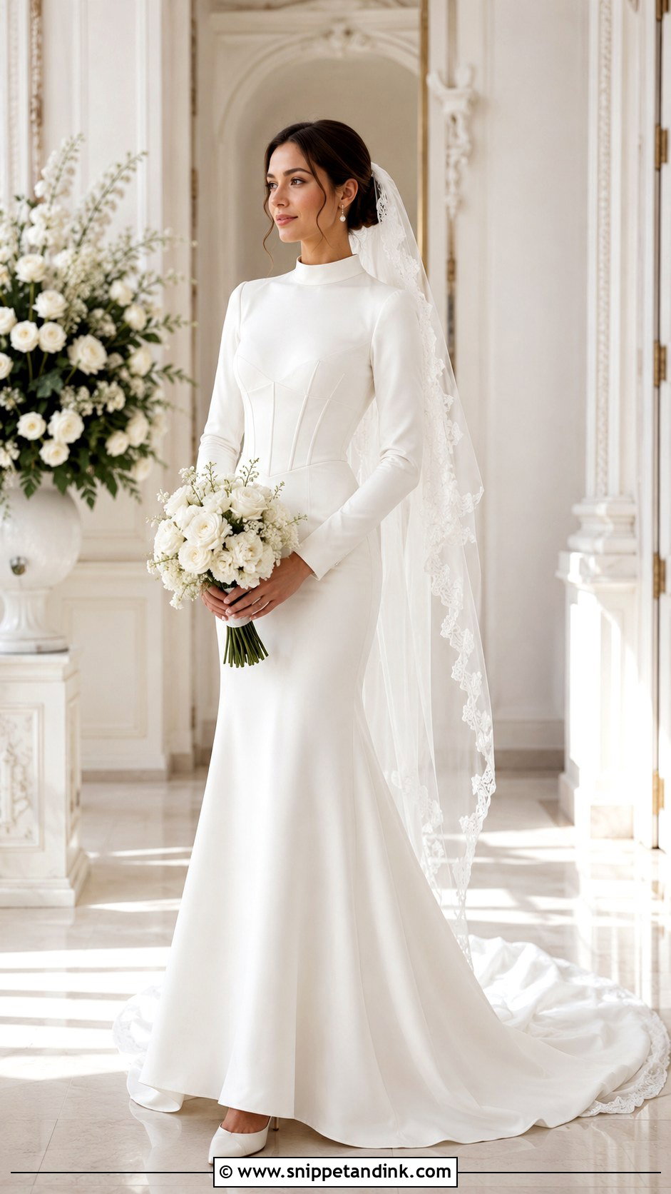 Long Sleeve Giselle Wedding Dress - Snippet and Ink - 20 Giselle Wedding Dress Ideas