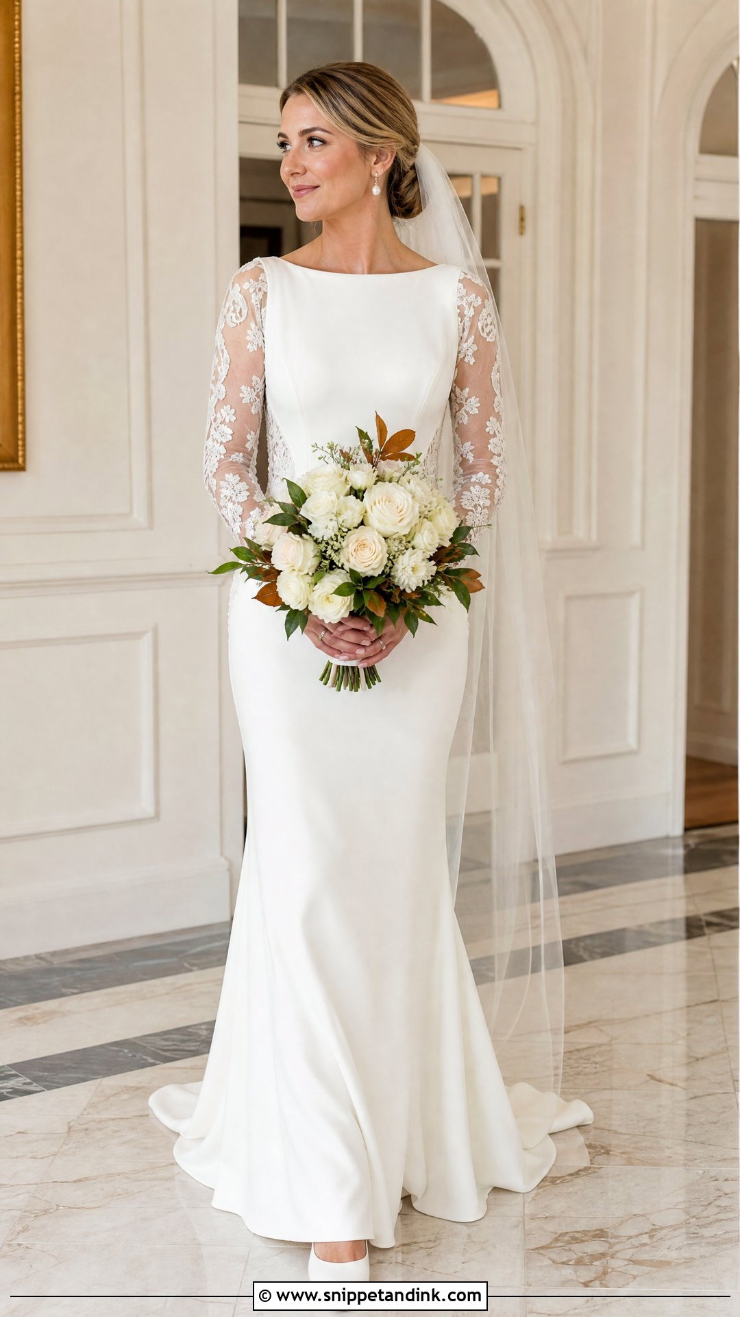 Long Sleeve Gown Wedding Dress - Snippet and Ink - 25 Gown Wedding Dress Ideas