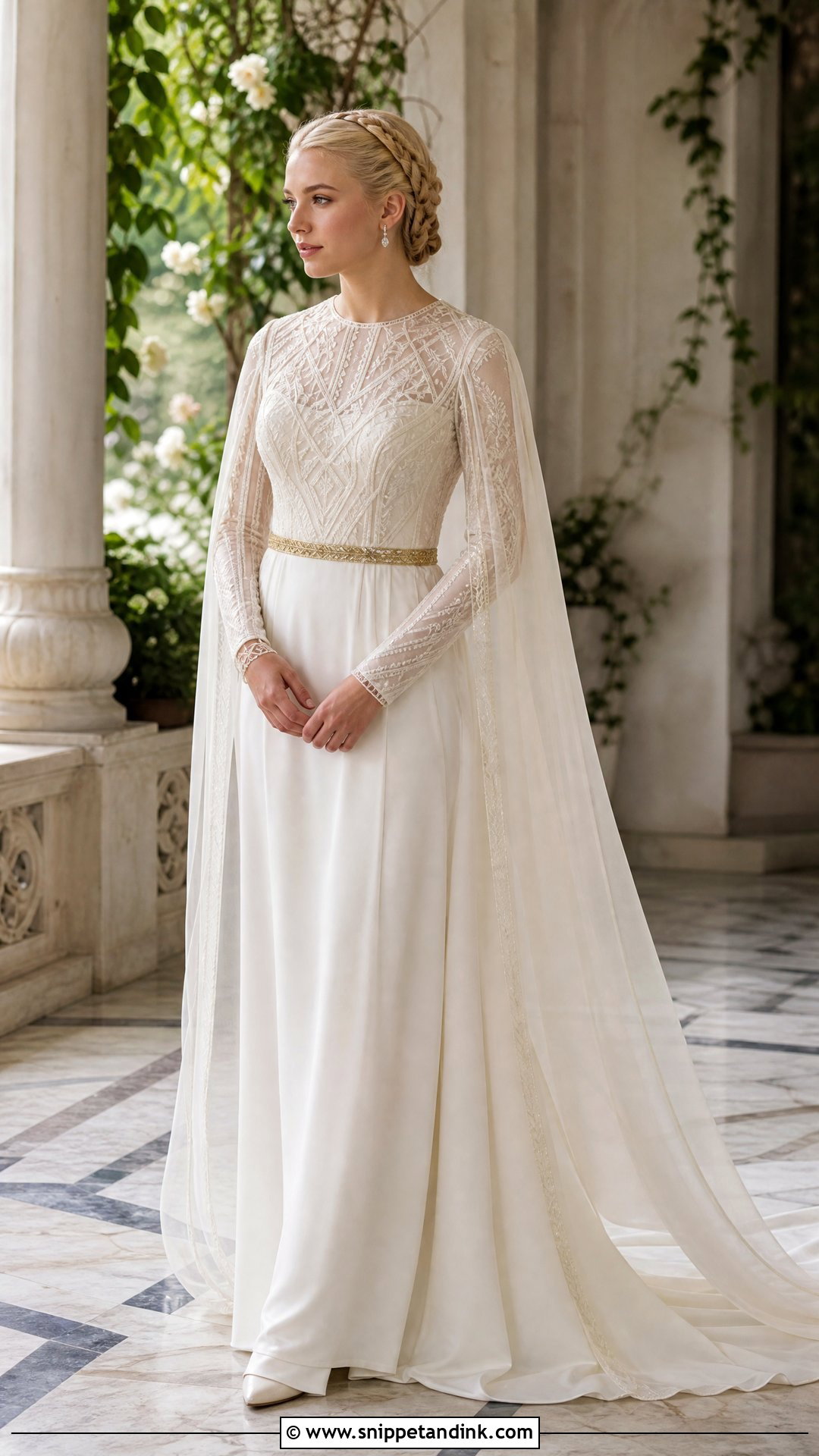Long Sleeve Lace Rhaenyra Wedding Dress - Snippet and Ink - 20 Rhaenyra Wedding Dress Ideas