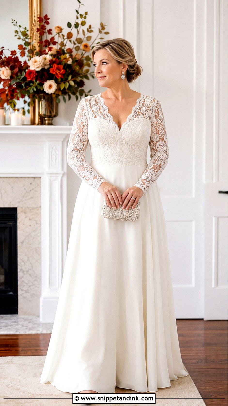 Long Sleeve Lace Second Wedding Dress - Snippet and Ink - 20 Second Marriage Wedding Dress Over 40 Ideas