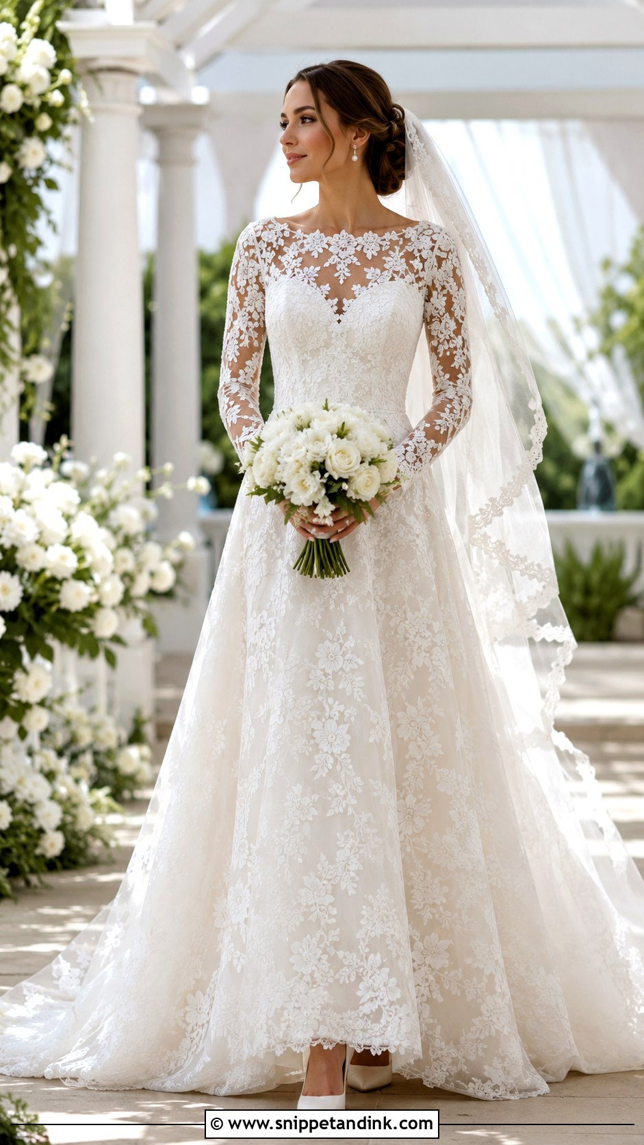 Long Sleeve Lace Wedding Dress - Snippet and Ink - 20 Best Wedding Dresses Long Sleeves