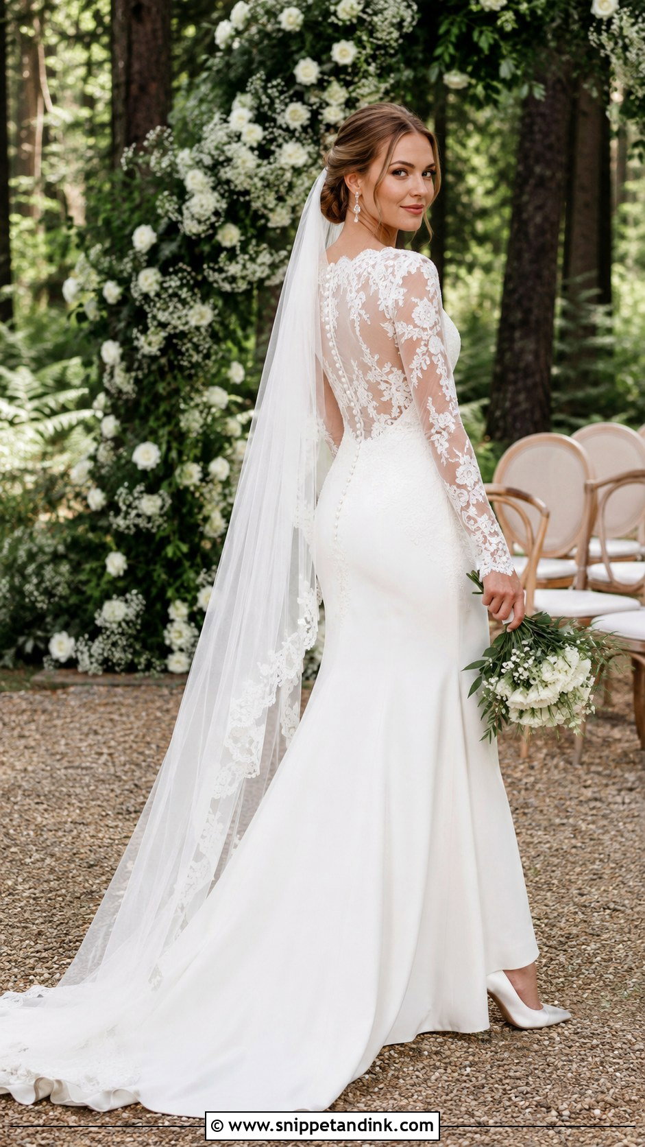 Long Sleeve Lace Wedding Dress - Snippet and Ink - 20 Fairy Like Wedding Dress Ideas