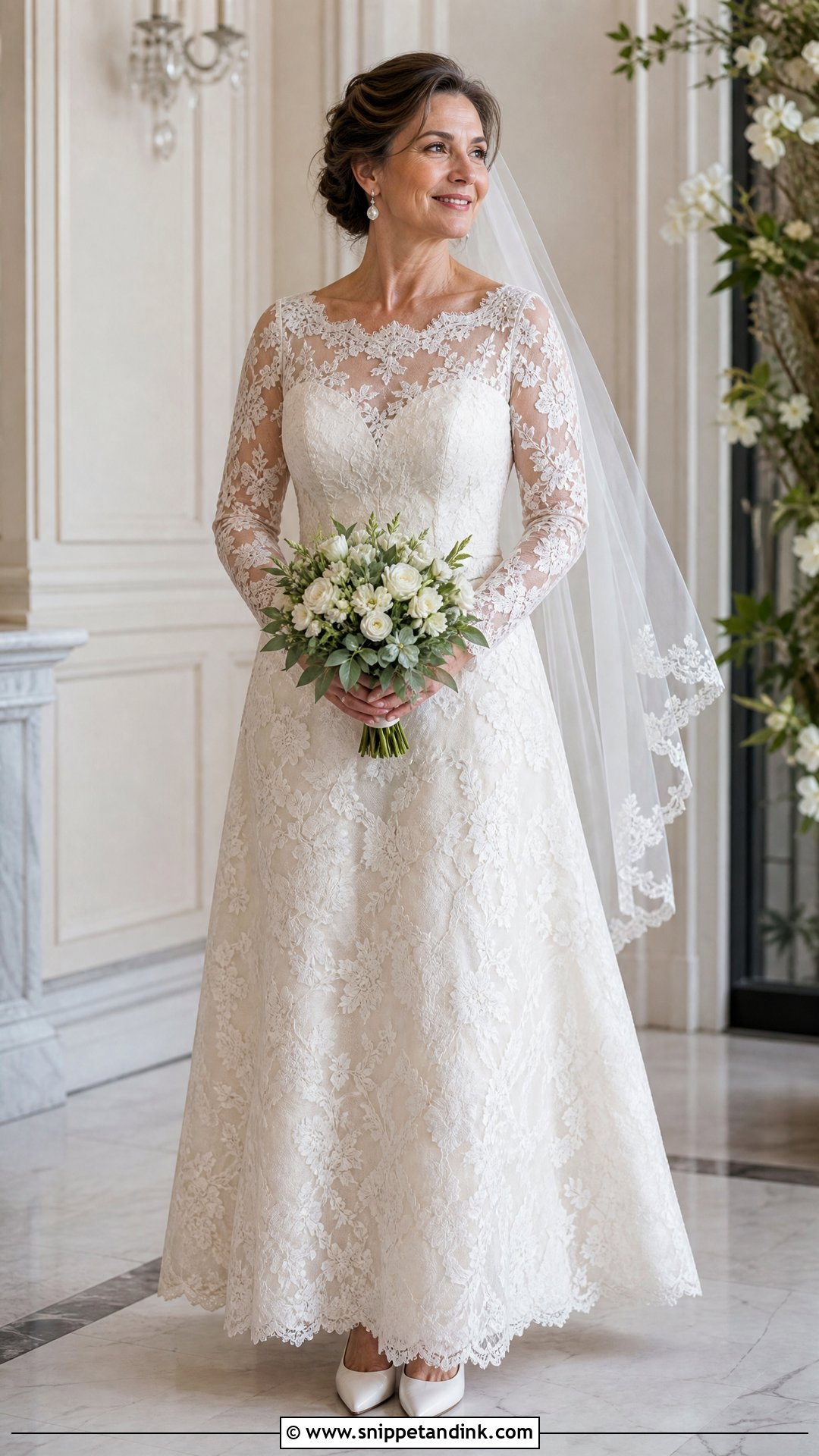 Long Sleeve Lace Wedding Dress - Snippet and Ink - 20 Wedding Dress for 50 Year Old Bride Ideas