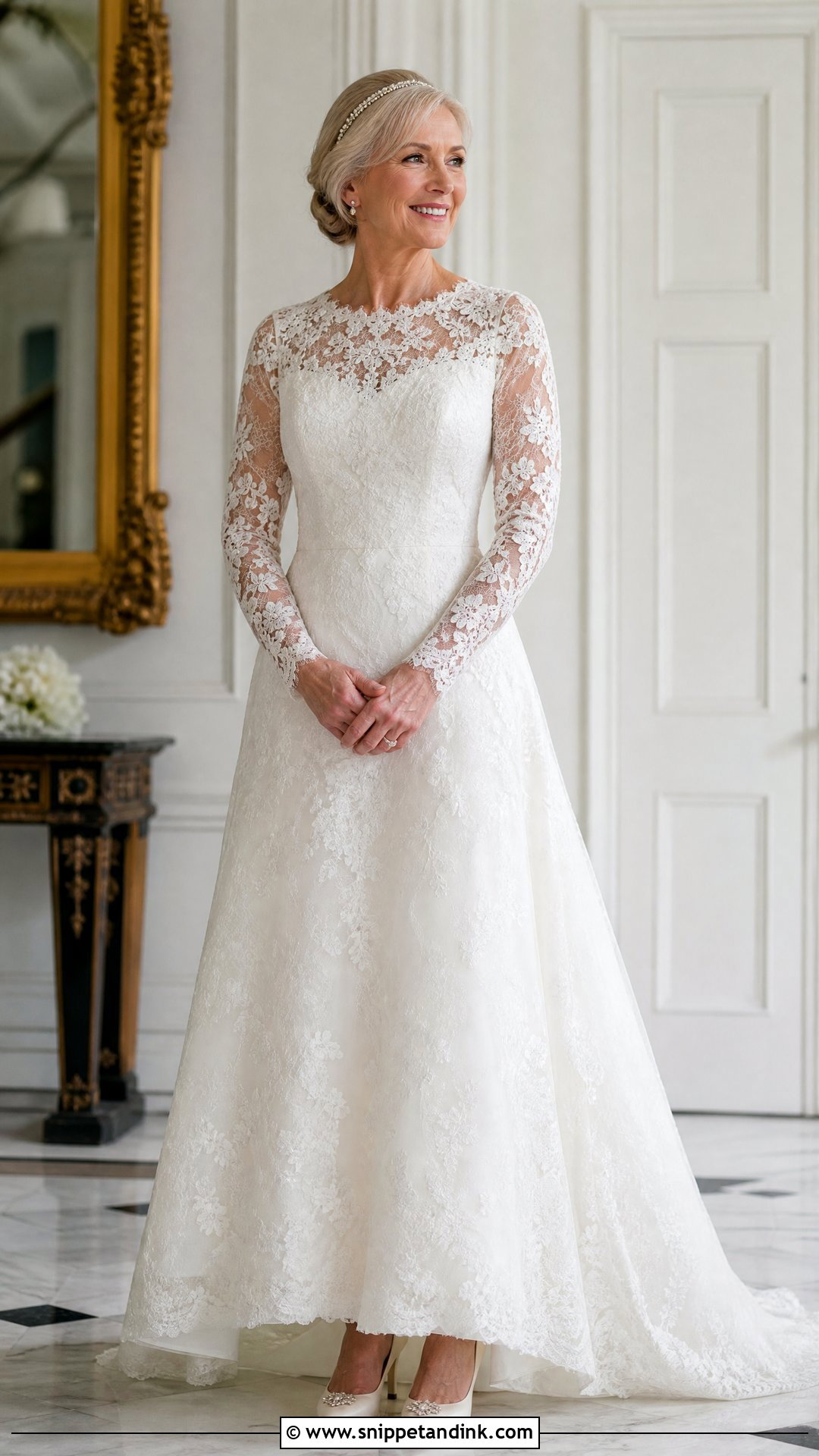 Long Sleeve Lace Wedding Dress - Snippet and Ink - 20 Prettiest Wedding Dress Ideas