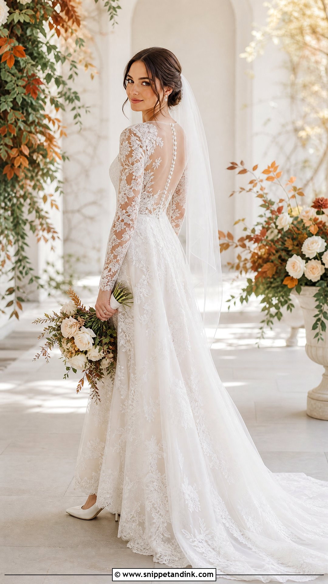 Long Sleeve Lace Wedding Dress - Snippet and Ink - 25 Expensive Wedding Dress Ideas