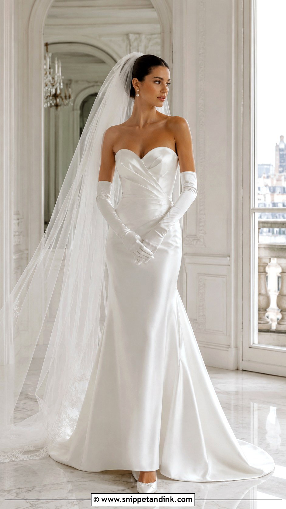 Long Sleeve Lace Wedding Dress - Snippet and Ink - 30 Fancy Wedding Dresses