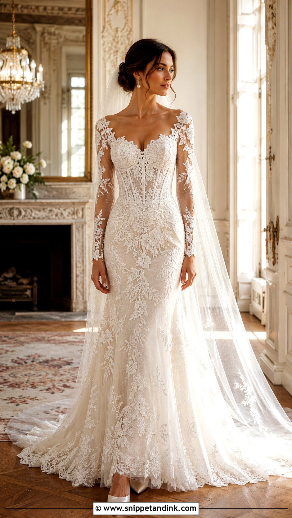 Long Sleeve Lace Wedding Dress - Snippet and Ink - 20 Unique Wedding Dresses 2025