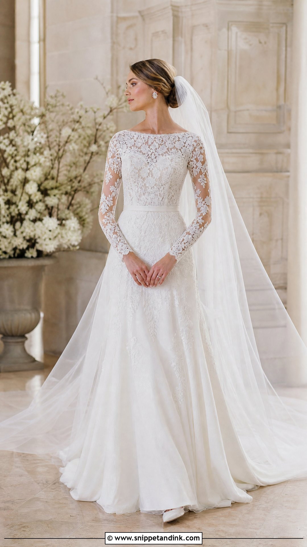 Long Sleeve Lace Wedding Dress - Snippet and Ink - 20 Wedding Dress with Lace Ideas