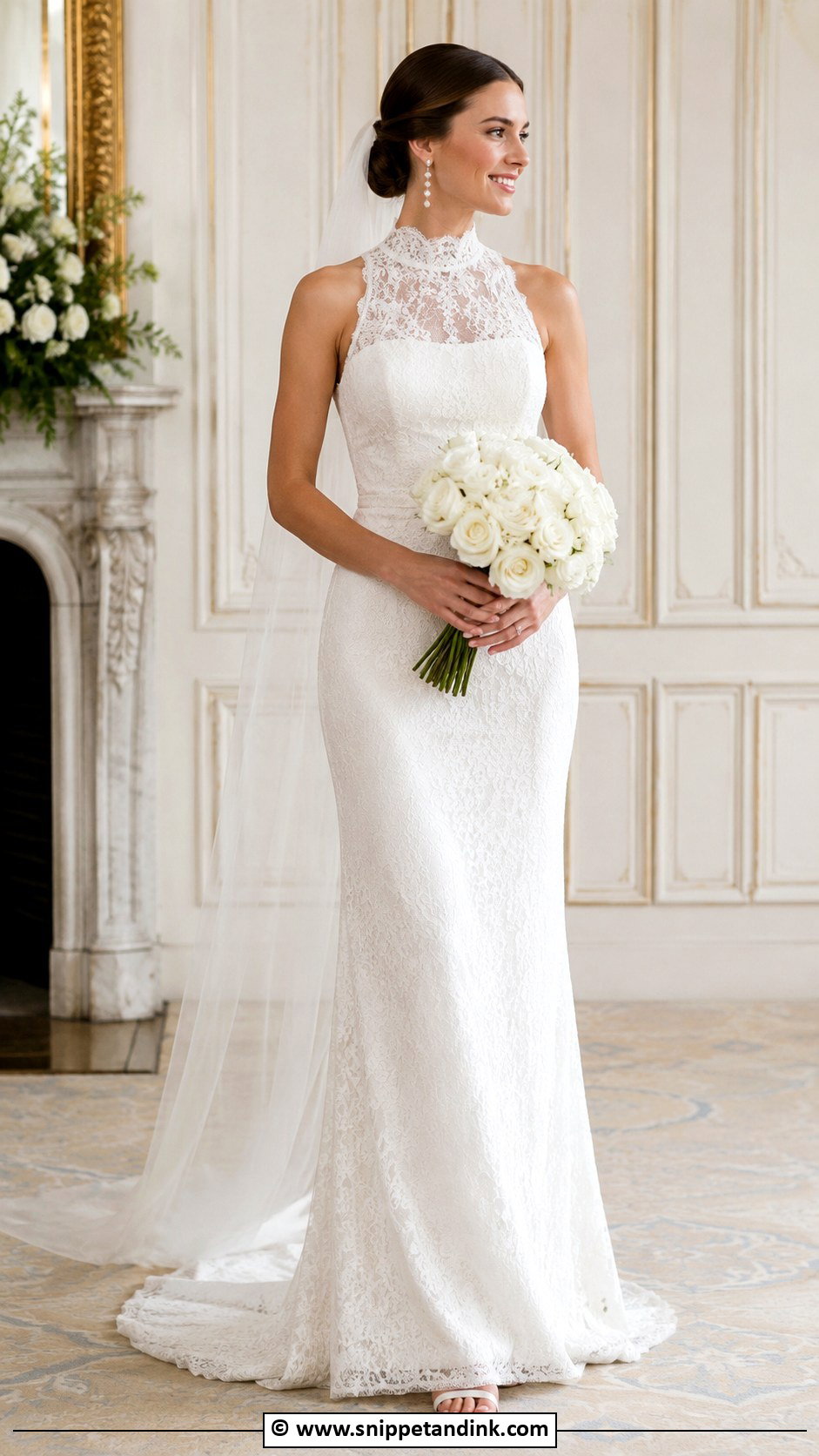 Long Sleeve Lace Wedding Dress - Snippet and Ink - 25 Classic Timeless Classy Wedding Dress Ideas