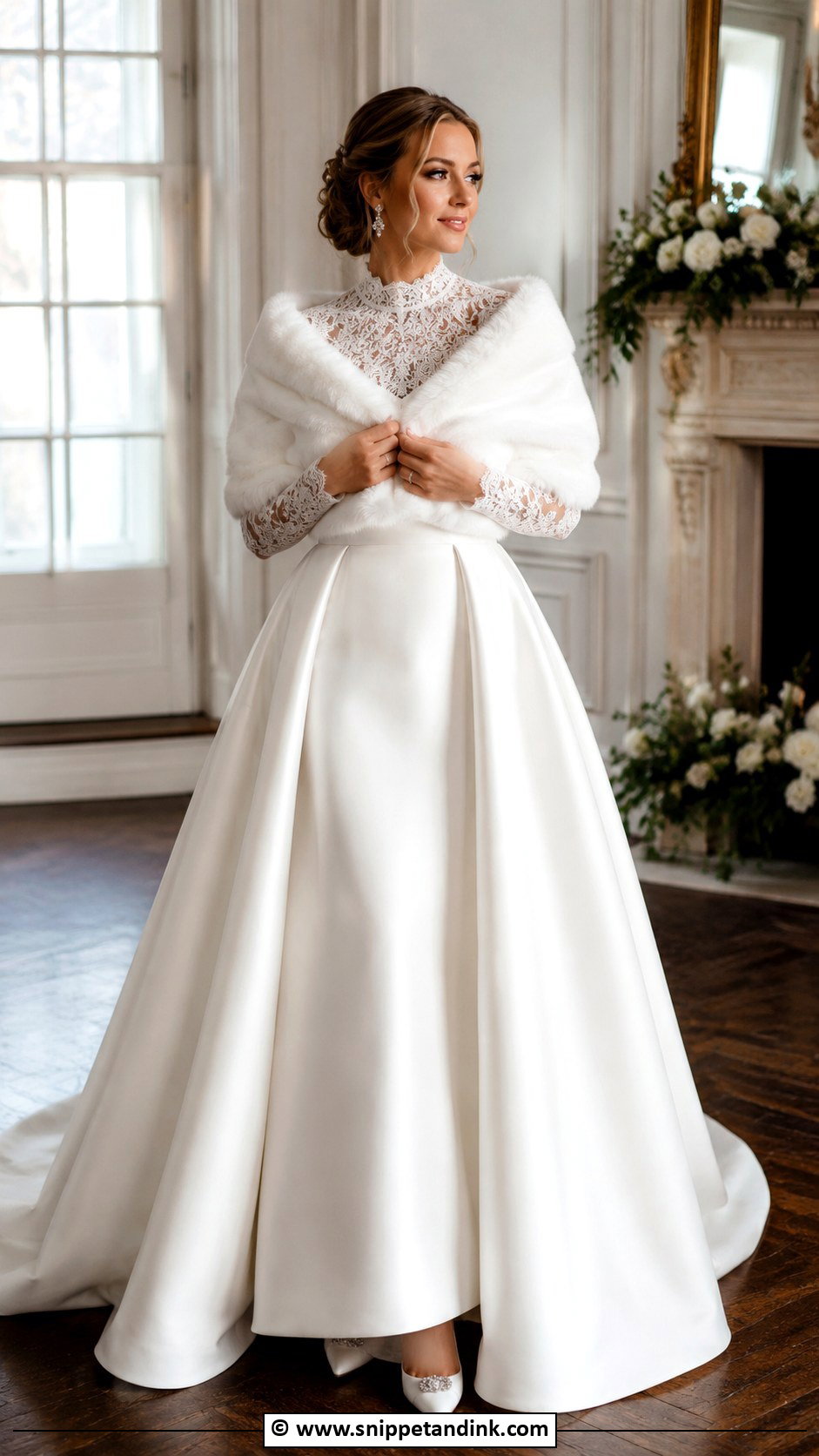 Long Sleeve Lace Winter Wedding Dress - Snippet and Ink - 30 Long Sleeve Lace Wedding Dress Ideas