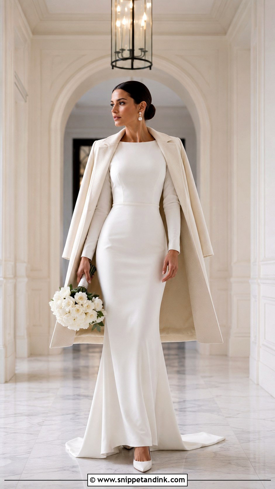 Long Sleeve Mafia Wedding Dress - Snippet and Ink - 25 Mafia Wedding Dress Ideas
