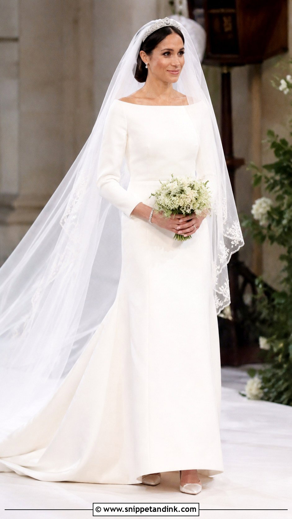Long Sleeve Meghan Wedding Dress - Snippet and Ink - 20 Meghan Wedding Dress Ideas
