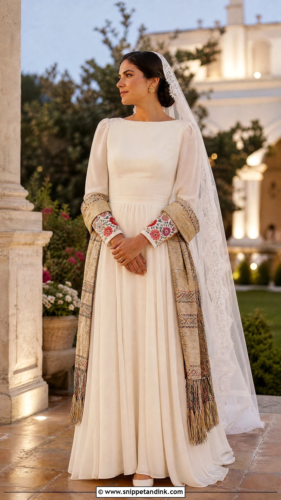 Long Sleeve Mexican Wedding Dress - Snippet and Ink - 25 Embroidered Mexican Wedding Dress Ideas