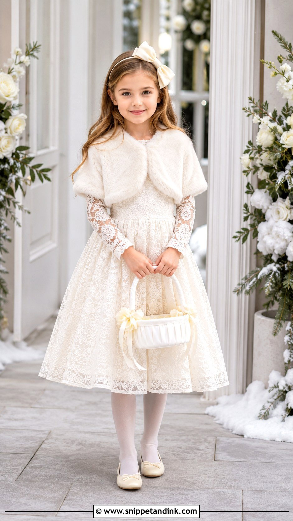 Long Sleeve Mini Bride Dress Outfit - Snippet and Ink - 20 Mini Bride Ideas