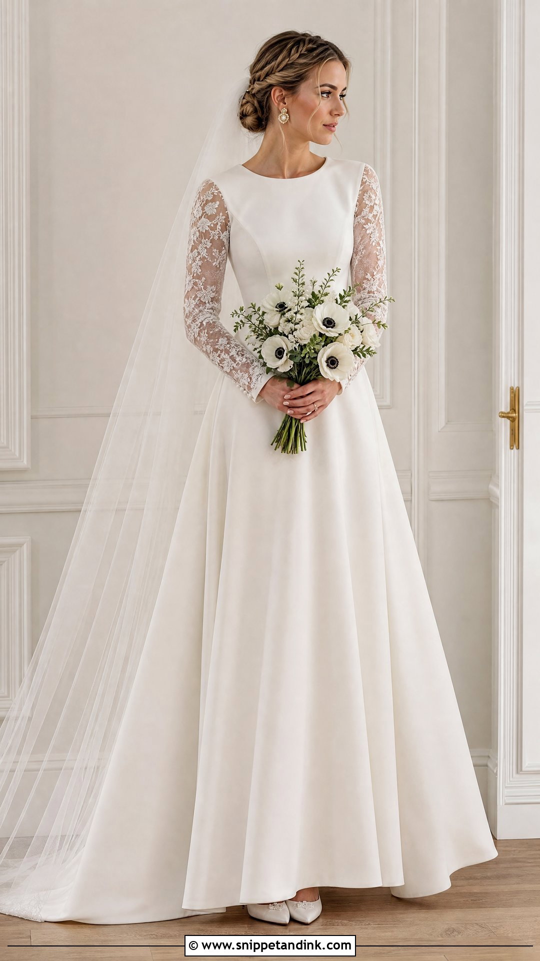 Long Sleeve Penelope Wedding Dress - Snippet and Ink - 20 Penelope Wedding Dress Ideas
