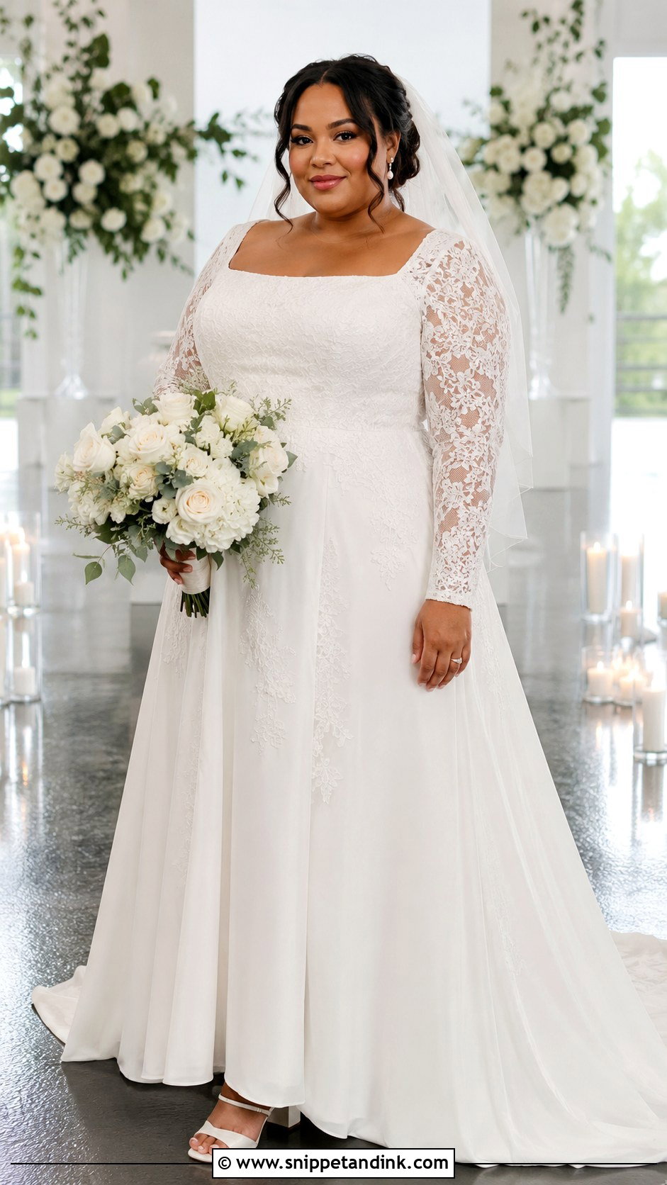 Long Sleeve Plus Size Wedding Dress - Snippet and Ink - 20 Best Wedding Dresses Long Sleeves