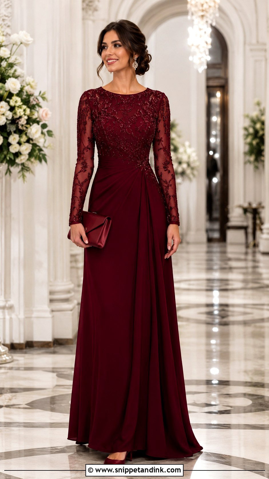 Long Sleeve Principal Sponsor Dress - Snippet and Ink - 25 Principal Sponsor Dress for Wedding Ideas