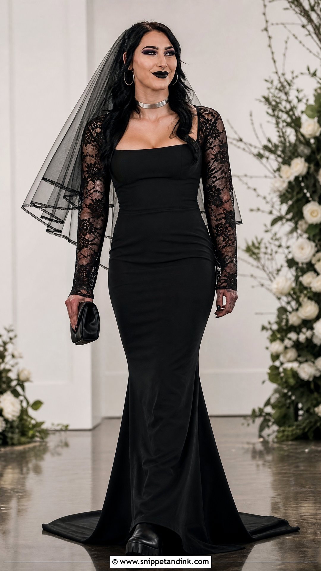 Long Sleeve Rhea Ripley Wedding Dress - Snippet and Ink - 20 Rhea Ripley Wedding Dress Ideas