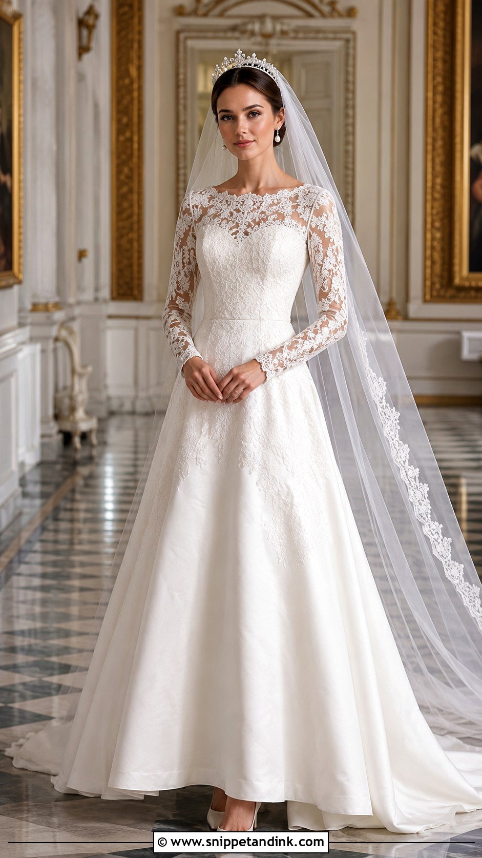 Long Sleeve Royal Wedding Dress - Snippet and Ink - 20 Royal Wedding Dress Queens Ideas