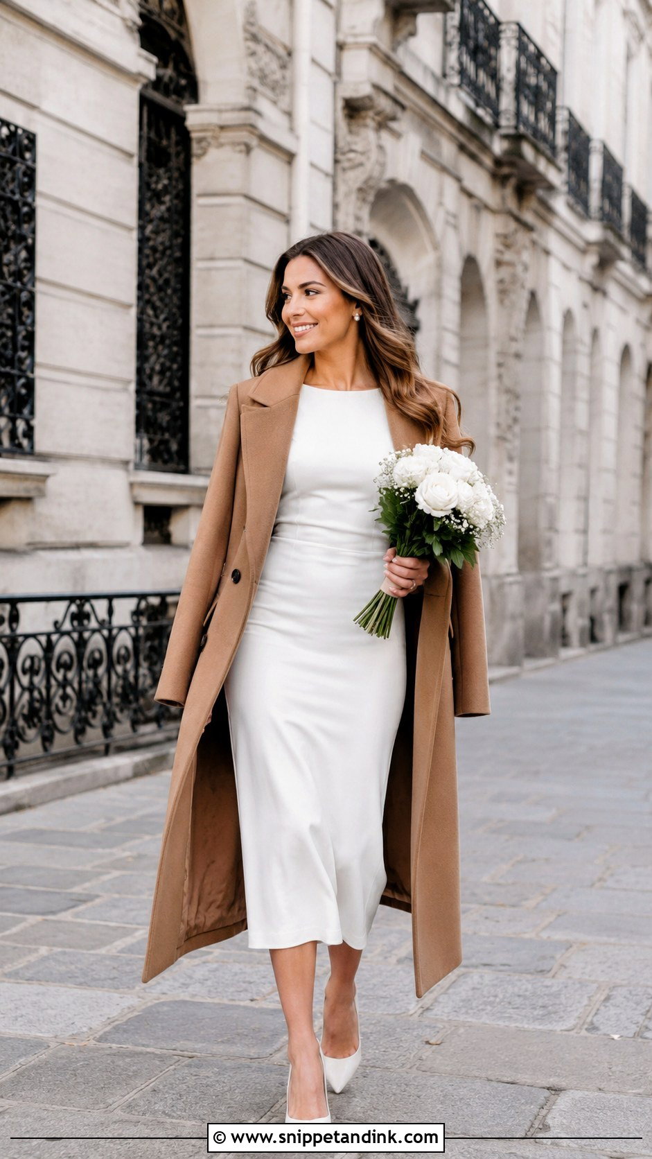 Long Sleeve Save The Date Dress - Snippet and Ink - 30 Save the Date Dress Ideas