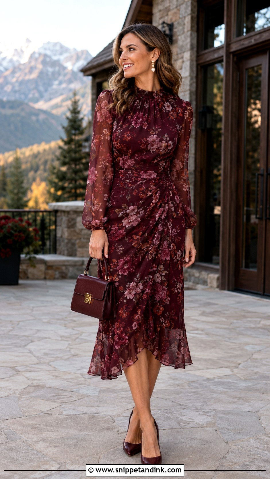 Long Sleeve September Wedding Guest Dress - Snippet and Ink - 20 September Wedding Dress Ideas