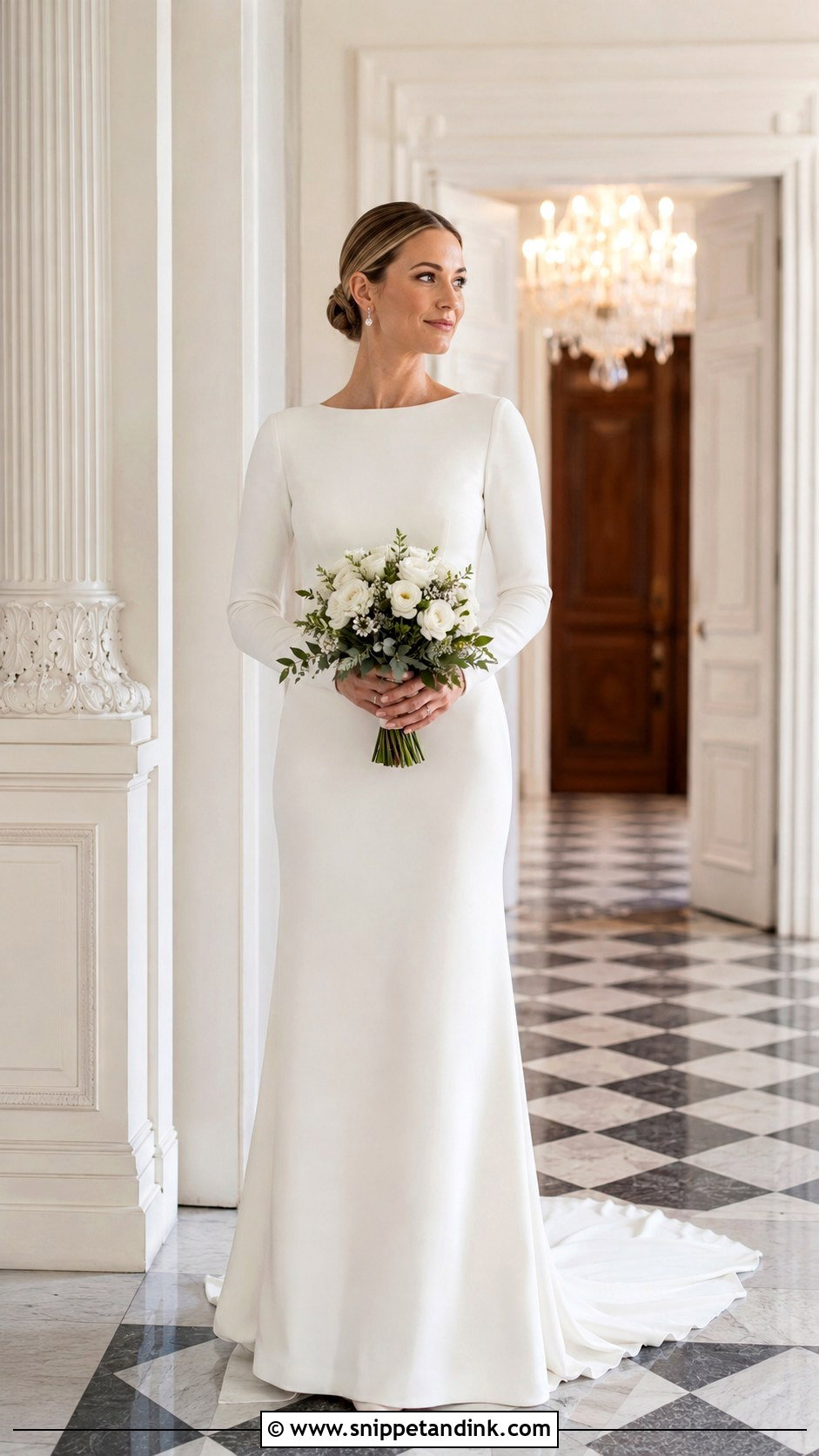 Long Sleeve Simple Wedding Dress - Snippet and Ink - 25 Wedding Dresses Simple Elegant Classy