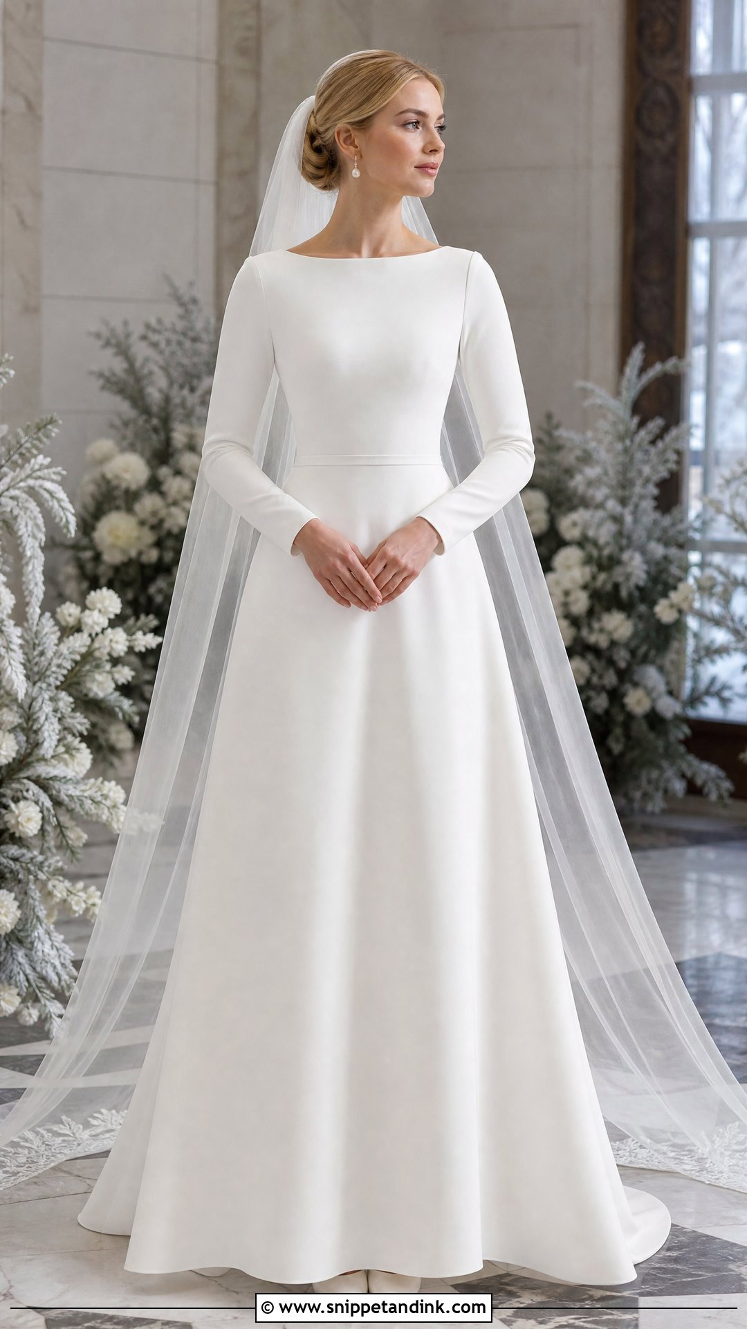 Long Sleeve Tattoo Wedding Dress - Snippet and Ink - 20 Tattoos Wedding Dress Ideas