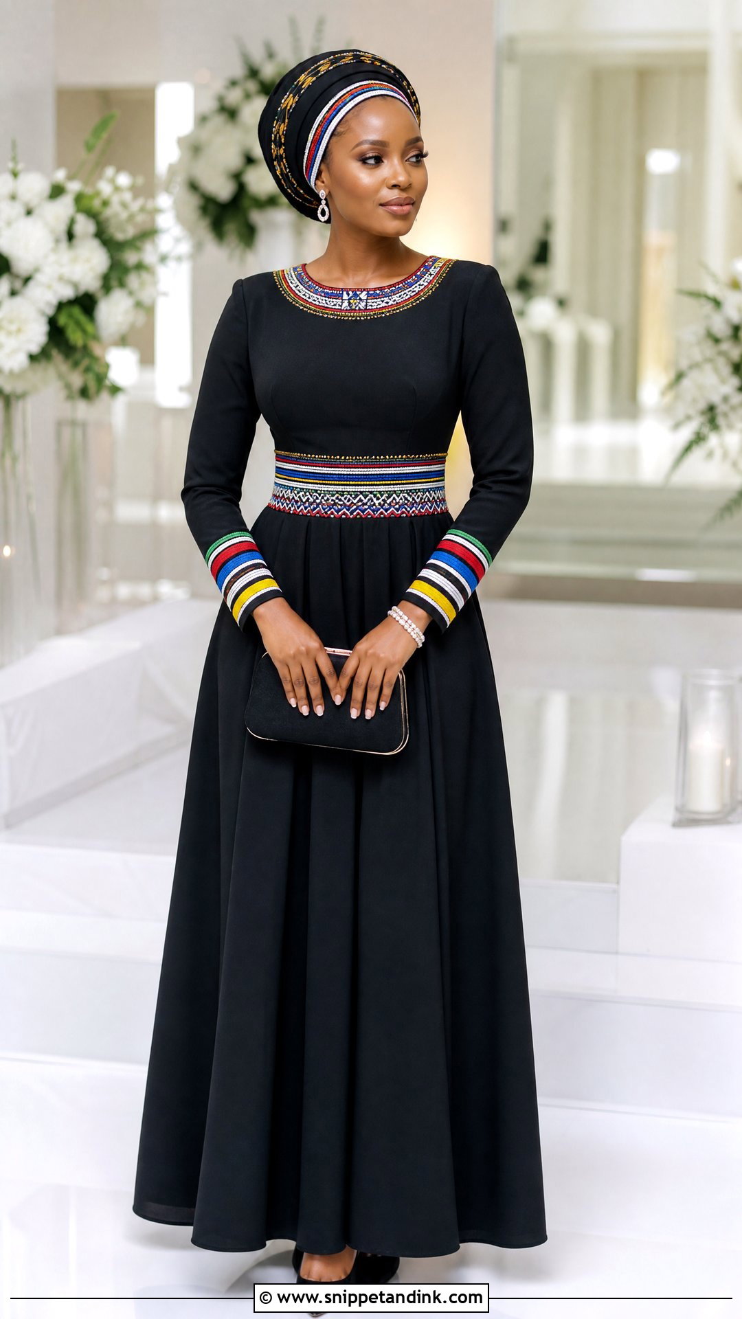 Long Sleeve Venda Wedding Dress - Snippet and Ink - 20 Venda Wedding Dresses