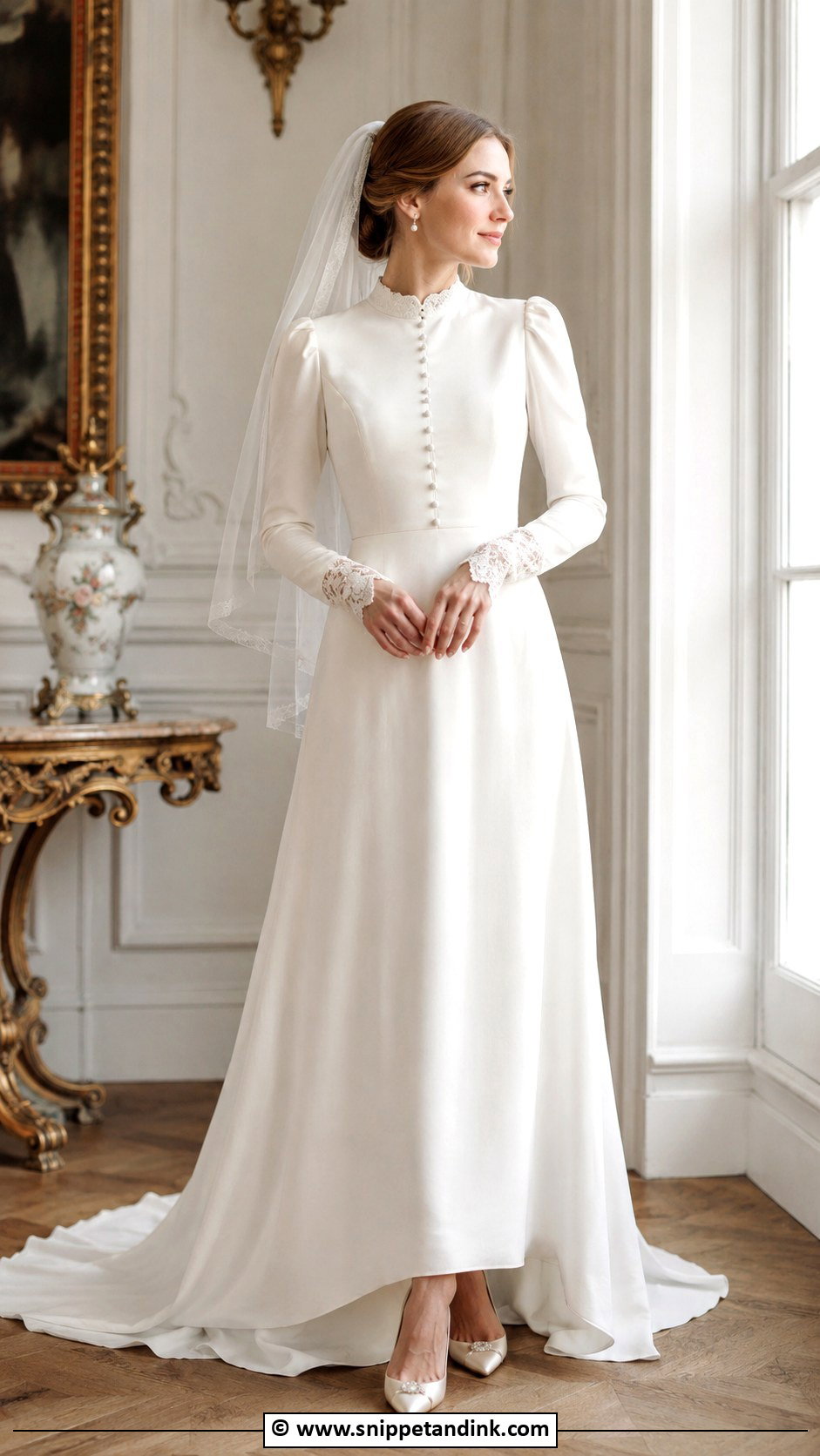 Long Sleeve Vintage Wedding Dress - Snippet and Ink - 25 Elegant Long Sleeve Wedding Dresses