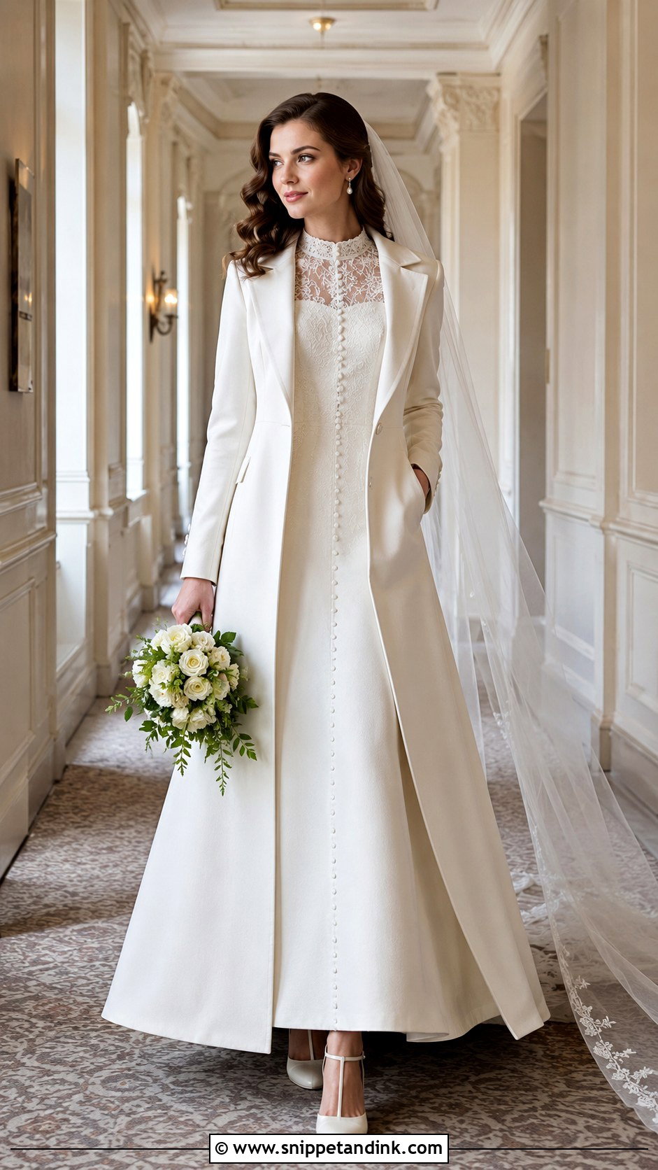 Long Sleeve Vintage Winter Wedding Dress - Snippet and Ink - 20 Long Sleeve Winter Wedding Dress Ideas