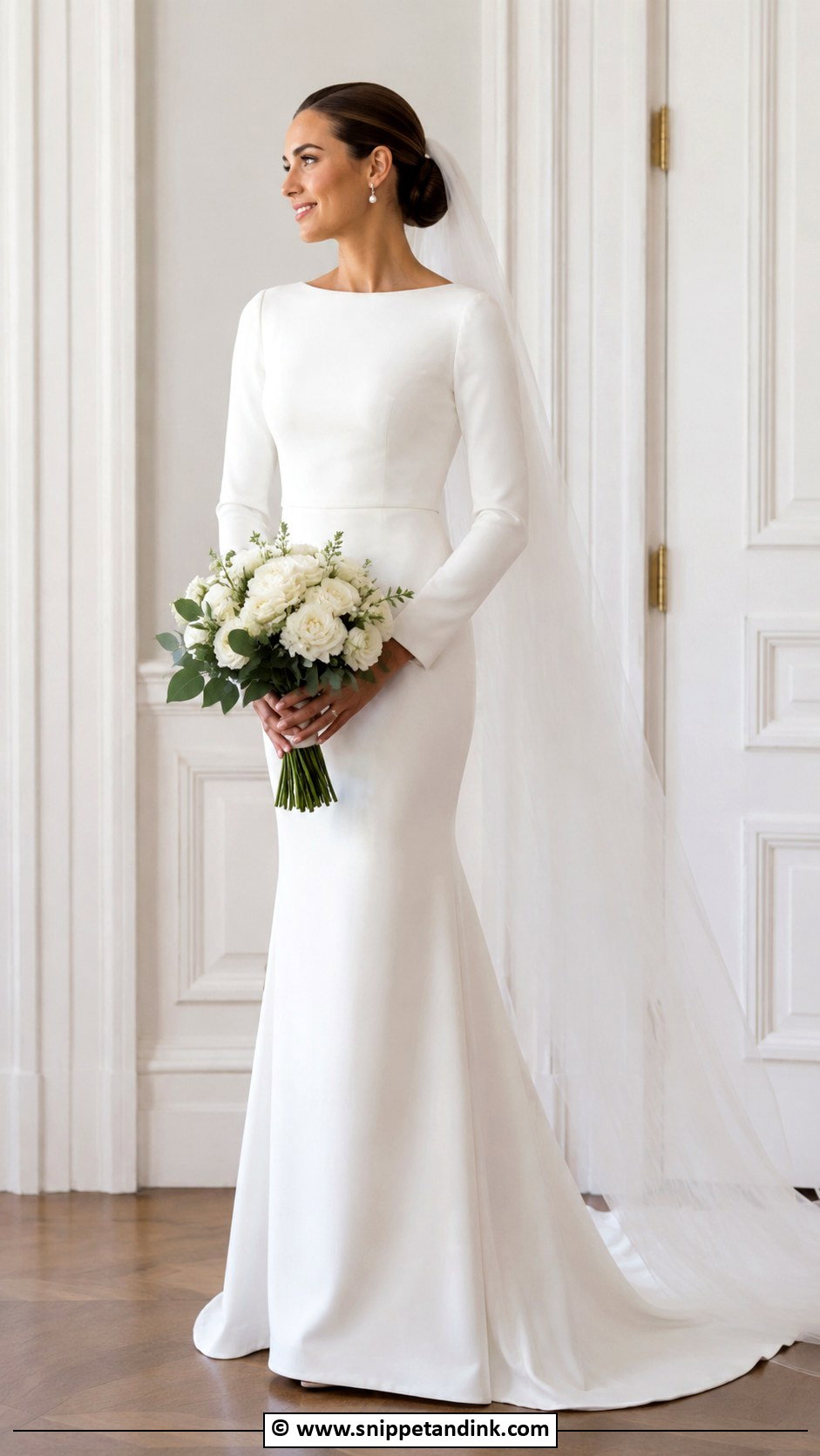 Long Sleeve Wedding Dress - Snippet and Ink - 30 Wedding Dress Aesthetic Ideas