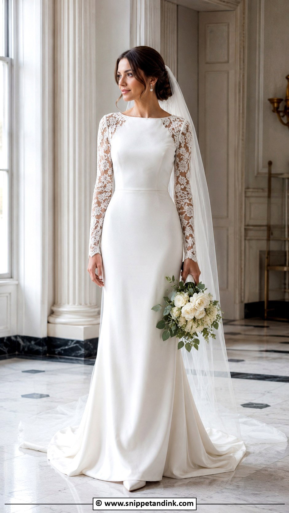 Long Sleeve Wedding Dress - Snippet and Ink - 35 Wedding Dress Ideas