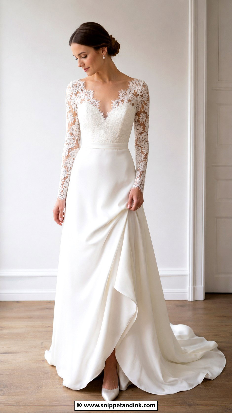 Long Sleeve Wedding Dress - Snippet and Ink - 35 Wedding Dress Styles