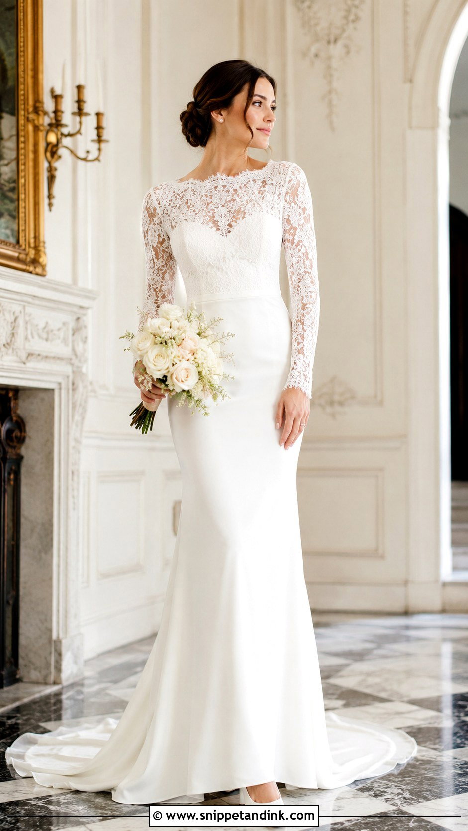 Long Sleeve Wedding Dress - Snippet and Ink - 25 Special Wedding Dress Ideas