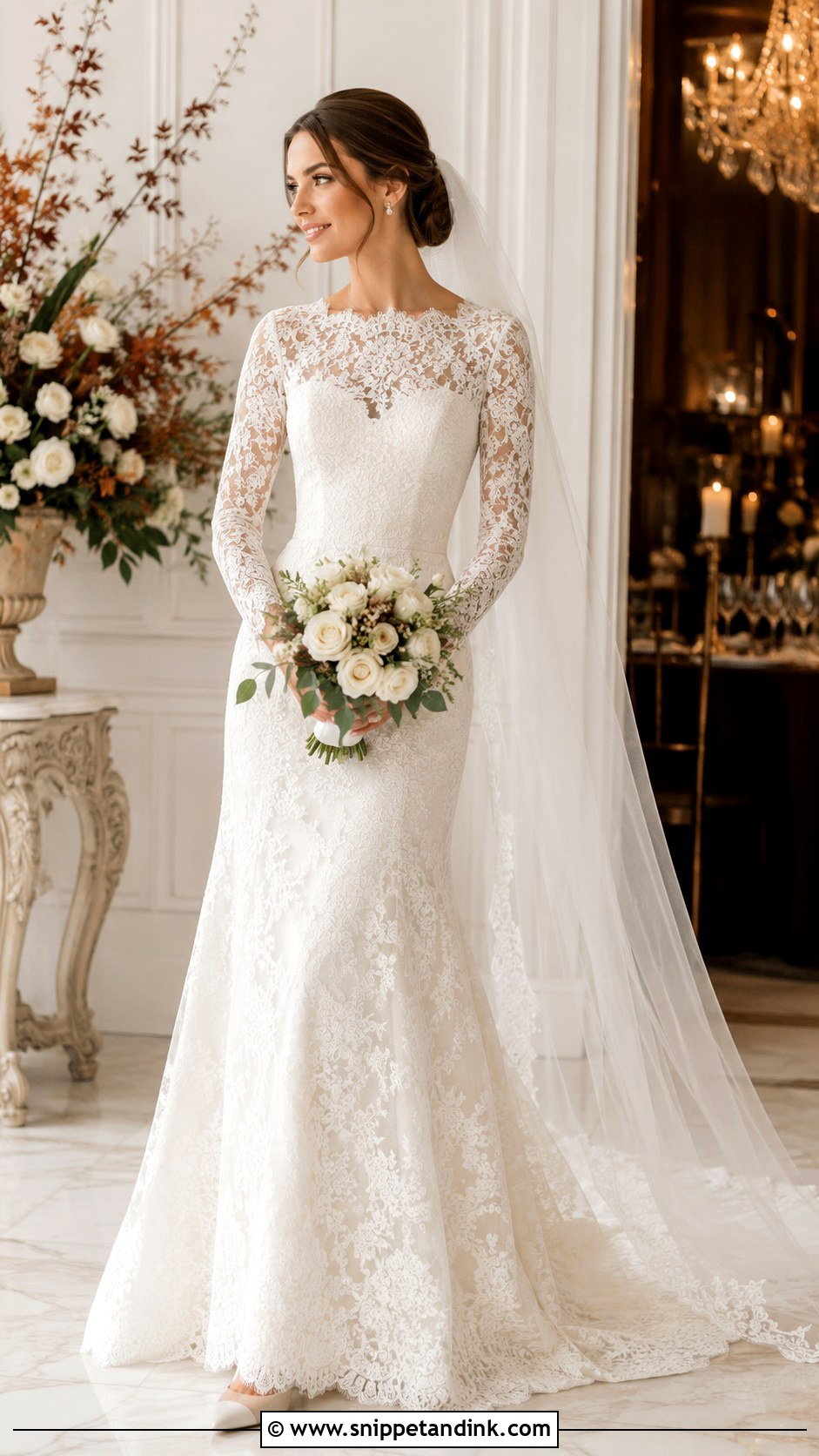 Long Sleeve Wedding Dress - Snippet and Ink - 25 Wedding Dresses Styles