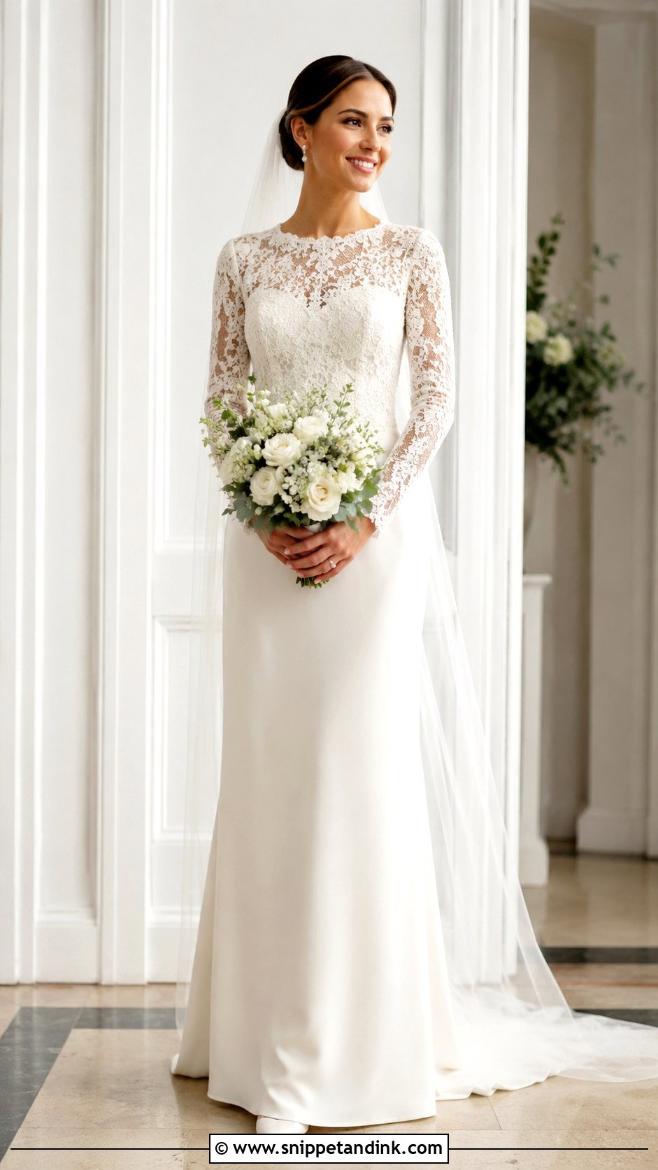 Long Sleeve Wedding Dress - Snippet and Ink - 25 Women Wedding Dress Ideas