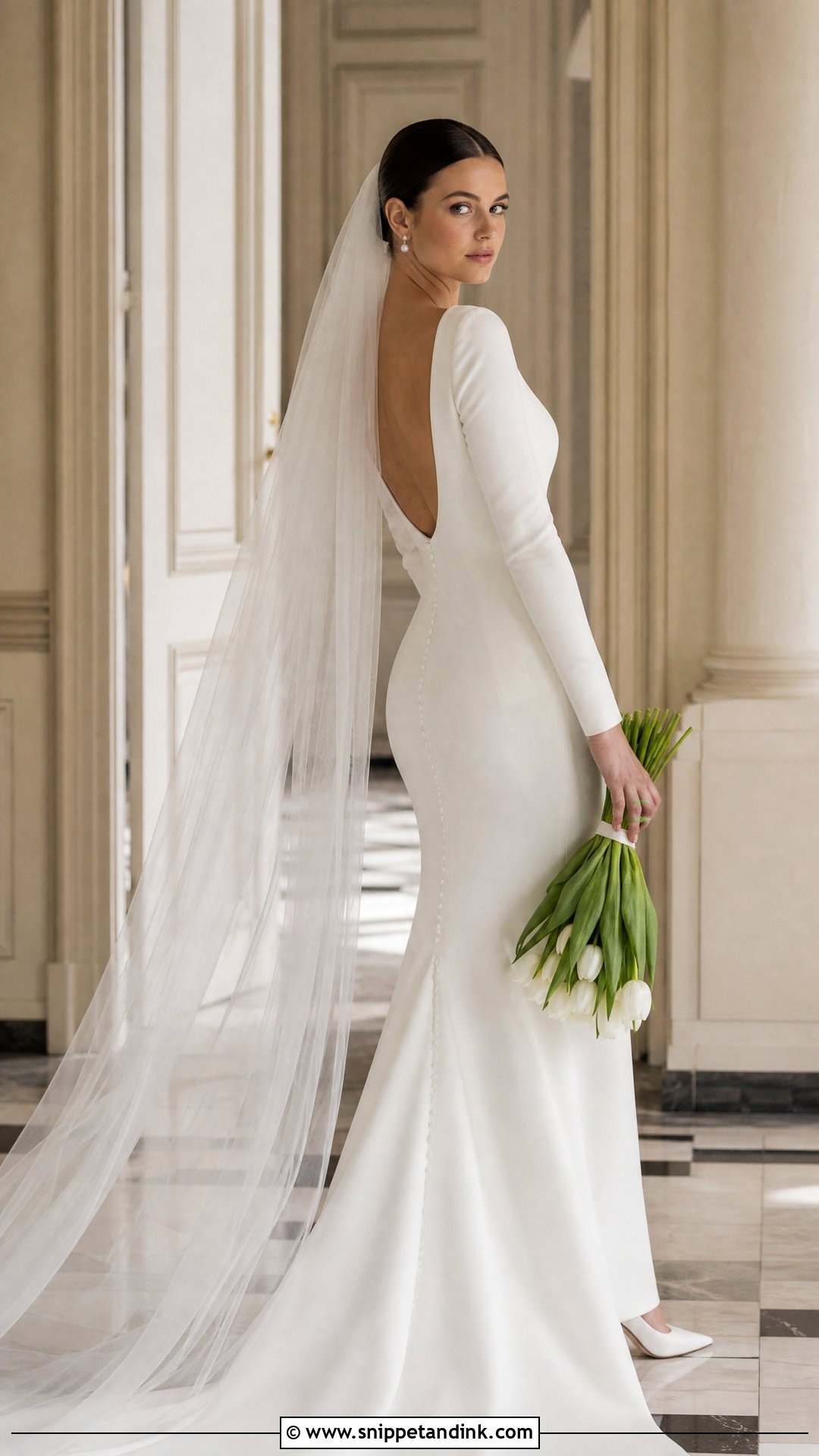 Long Sleeve Wedding Dress - Snippet and Ink - 20 Vogue Wedding Dress Ideas