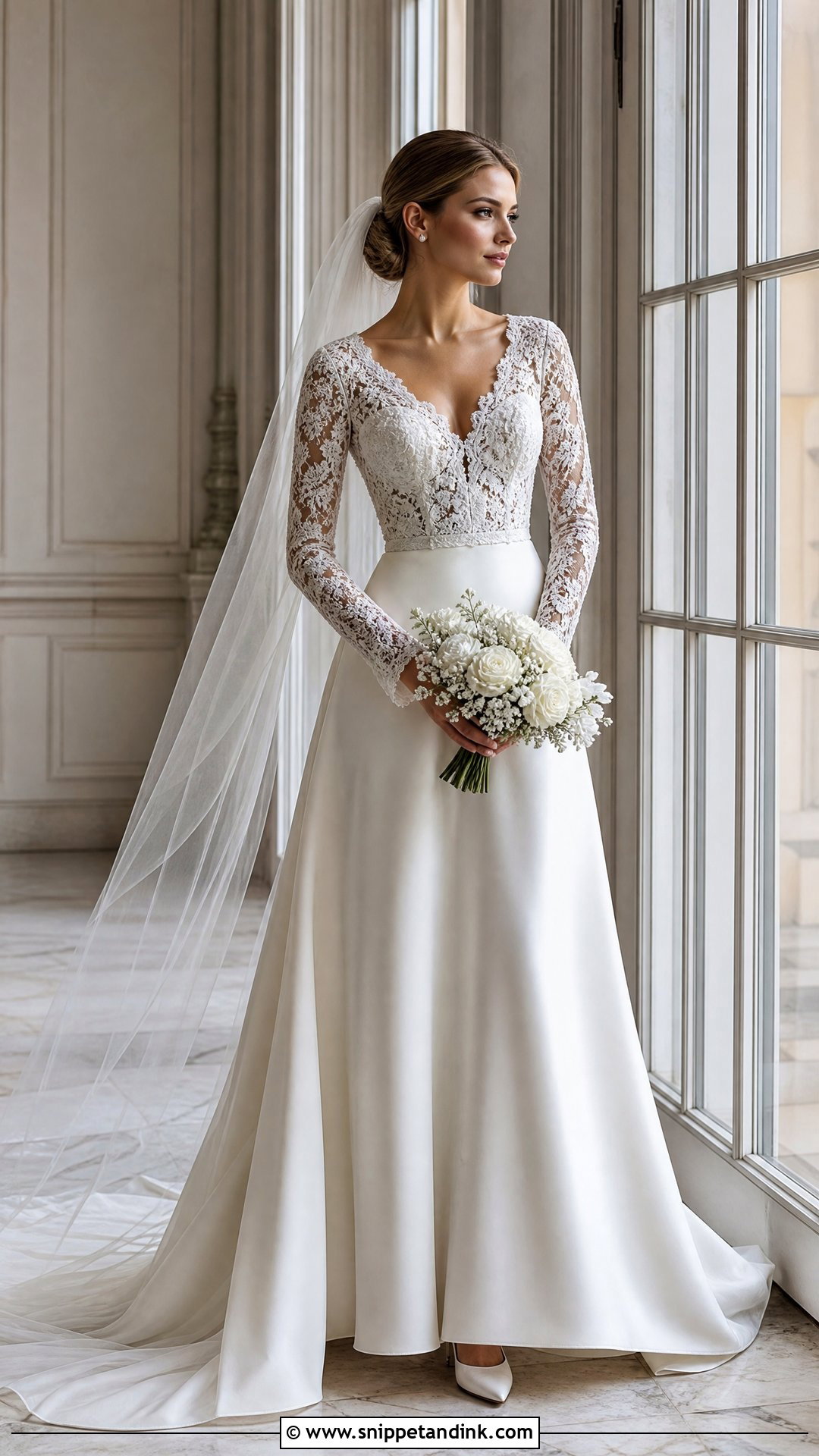 Long Sleeve Wedding Dress - Snippet and Ink - 20 Wedding Dress Gallery Ideas