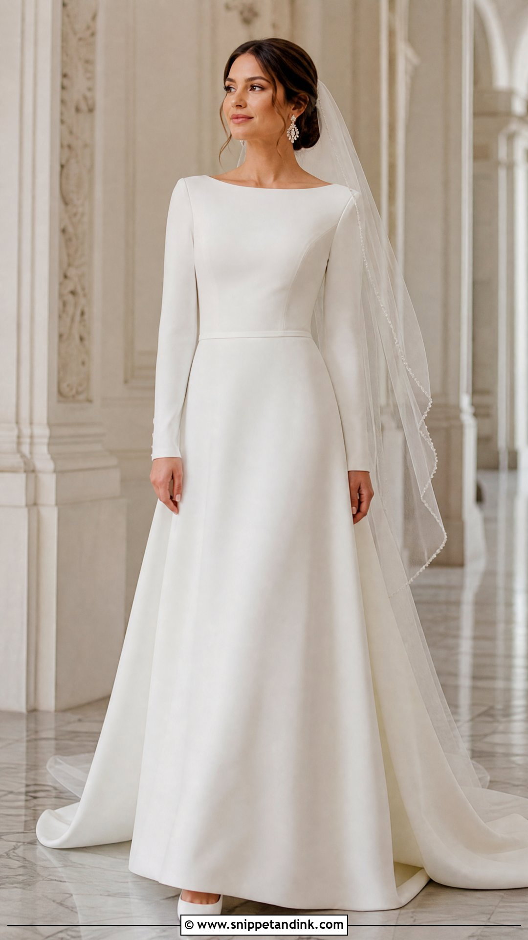 Long Sleeve Wedding Dress - Snippet and Ink - 20 Wedding Dresses for Second Marriage