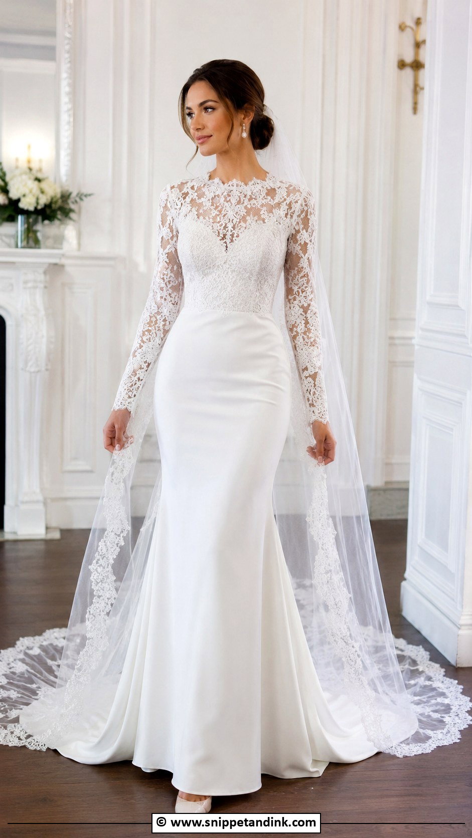 Long Sleeve Wedding Dress - Snippet and Ink - 30 Classy Timeless Wedding Dress Ideas