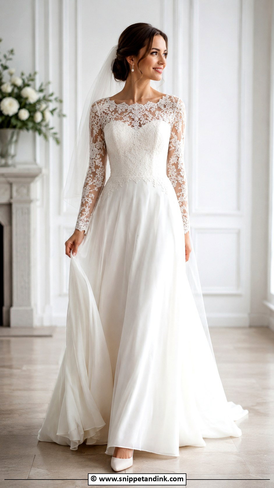 Long Sleeve Wedding Dress - Snippet and Ink - 30 Dream Wedding Ideas Dresses