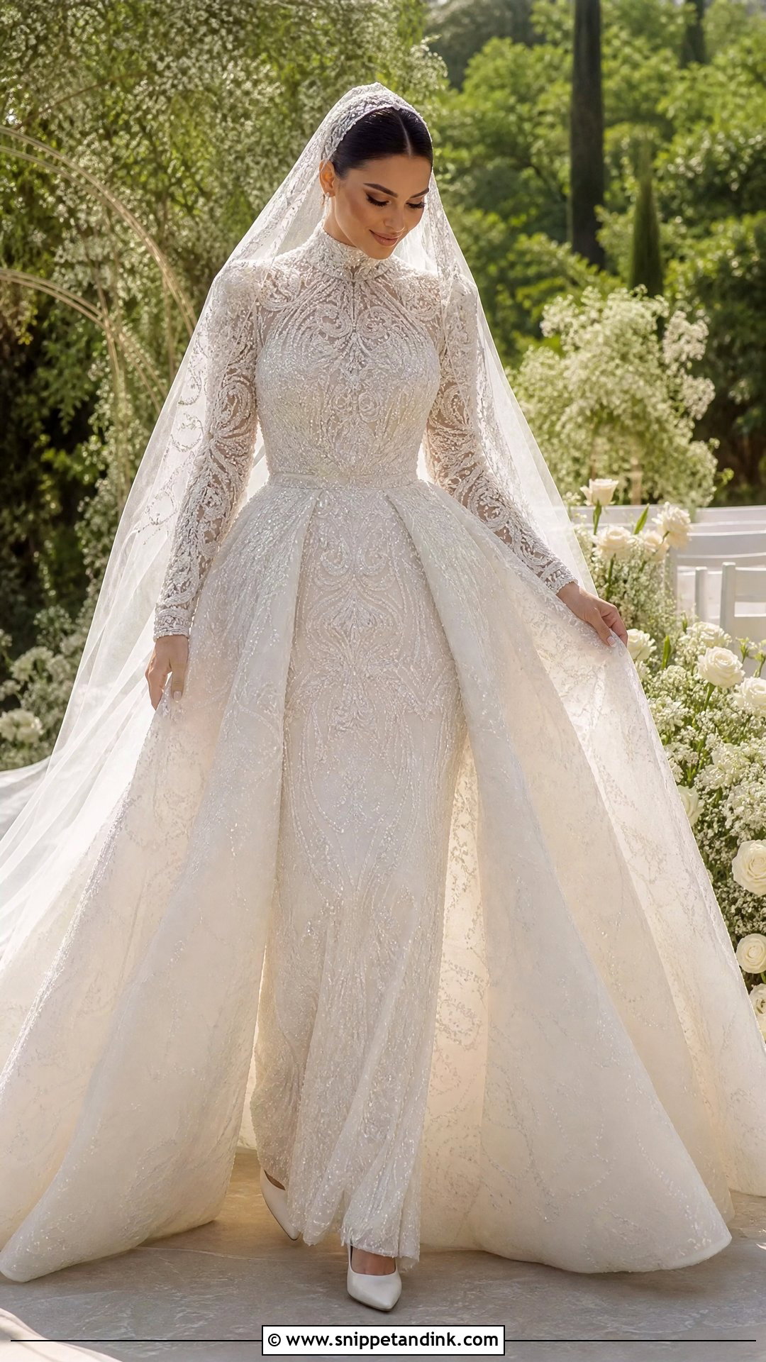 Long Sleeve Wedding Dress For Hot Weather - Snippet and Ink - 20 Horrible Wedding Dress Ideas