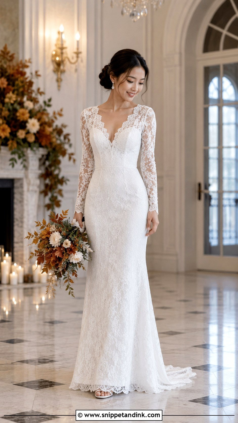 Long Sleeve Wedding Dress For Short Brides - Snippet and Ink - 30 Wedding Dresses for Short Brides